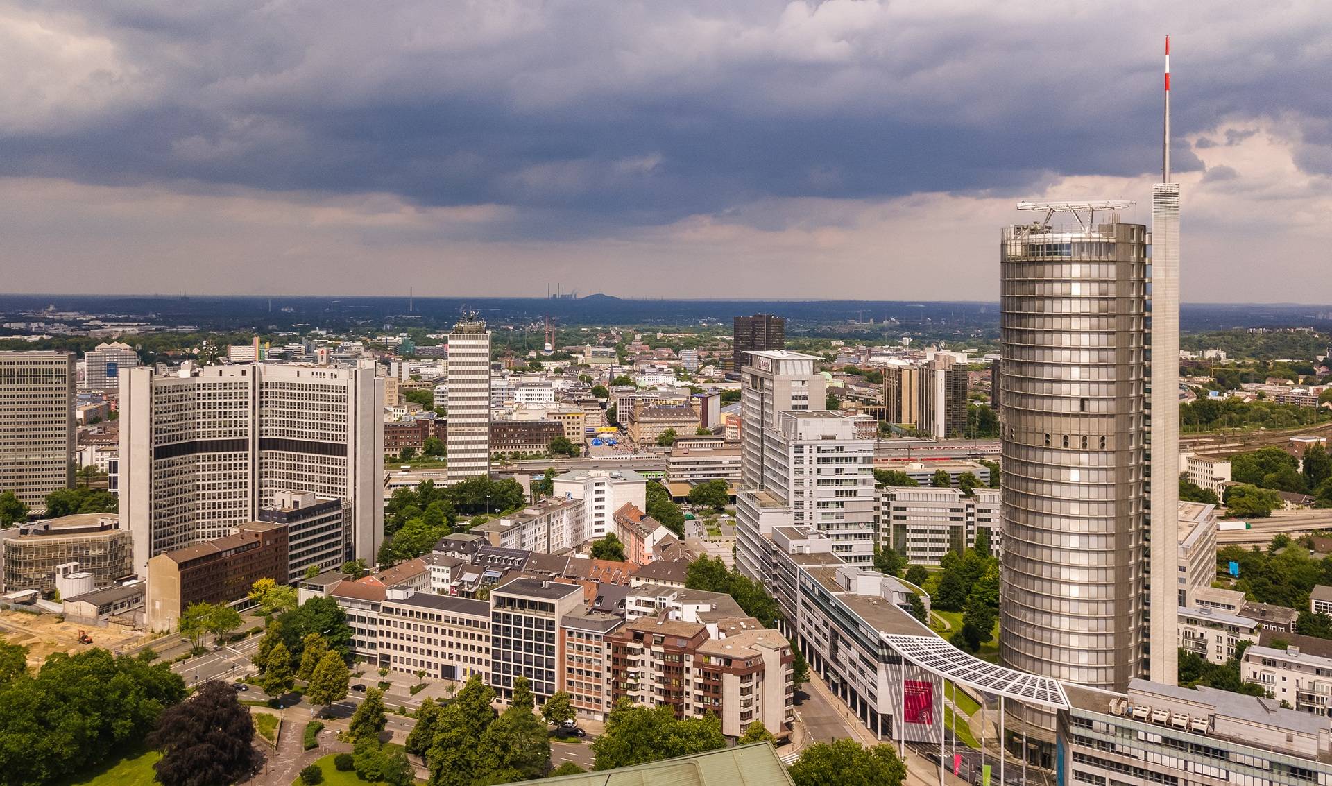 Blick auf Innenstadt von Essen | Hundefutter für Allergiker